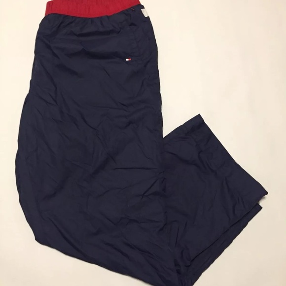 Tommy Hilfiger Pants - 90s TOMMY HILFIGER Nylon Lined Gym Pants Women's